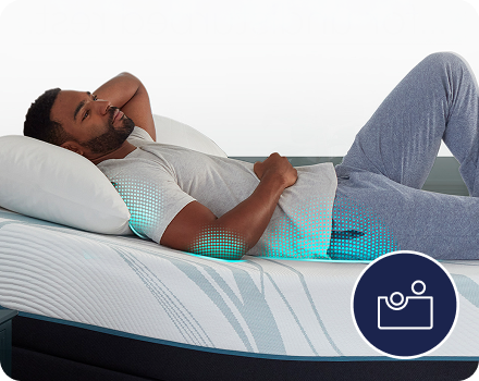 Shop Motion Isolation: TEMPUR-Material™ conforms to your body