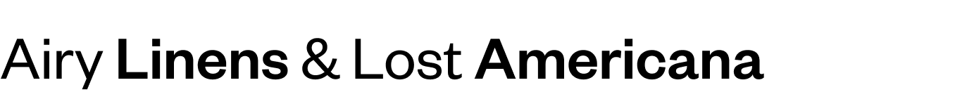 Airy Linens & Lost Americana Now at Walmart