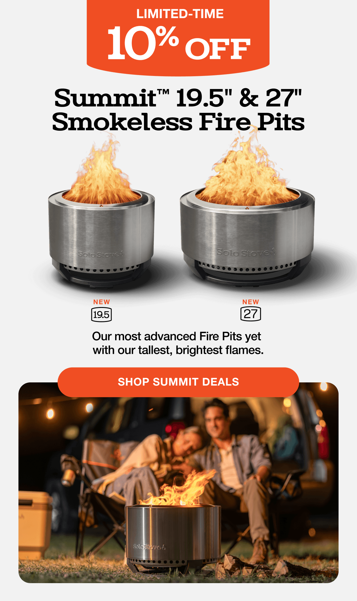 Summit Smokeless Fire Pit Series