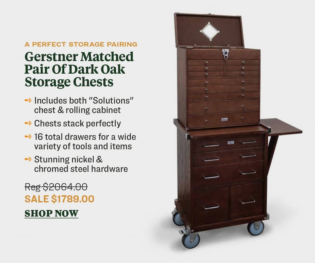 Gerstner International Matched Pair Of Dark Oak Storage Chests