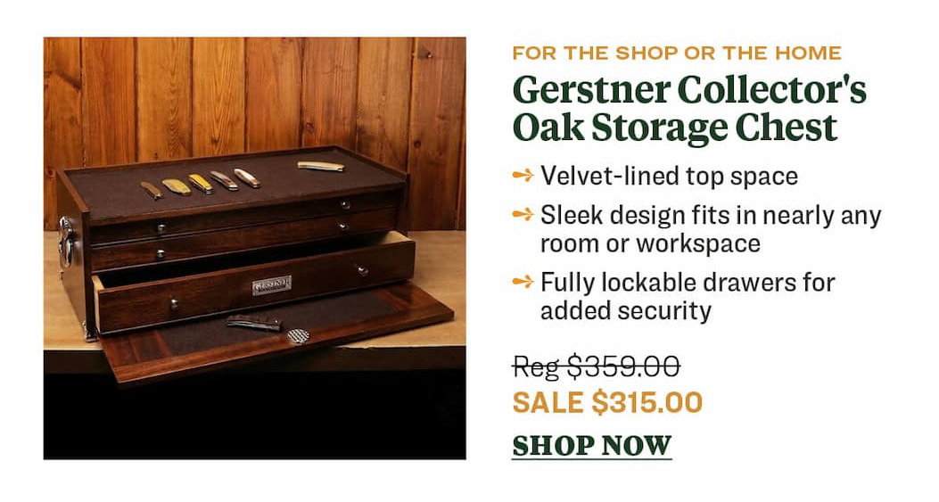 Gerstner Collector's Oak Storage Chest