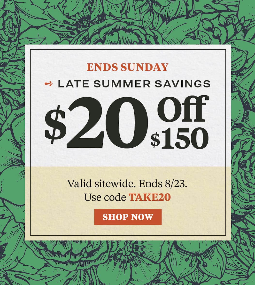 $20 off $150