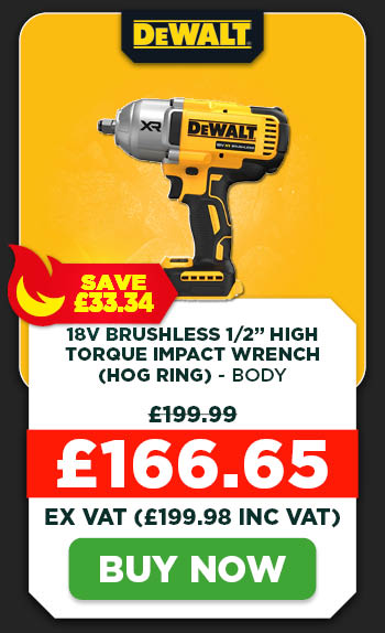 Dewalt DCF900N 18V XR Brushless 1/2” High Torque Impact Wrench (Hog Ring) - Body