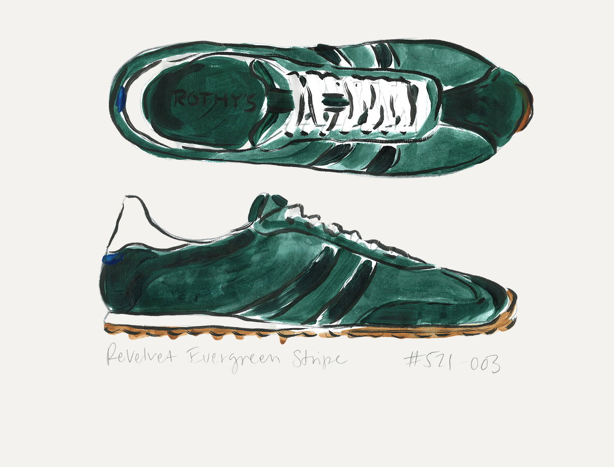 Ivy Sneaker ReVelvet Evergreen
