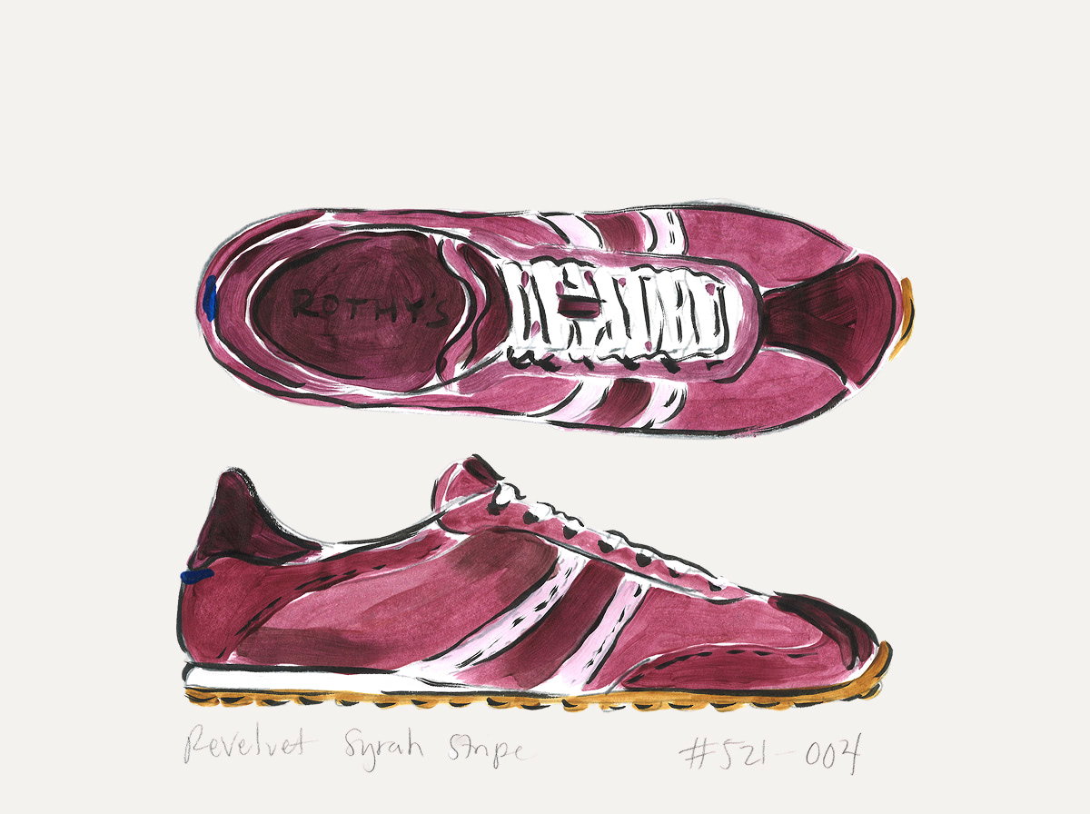 Ivy Sneaker ReVelvet Syrah