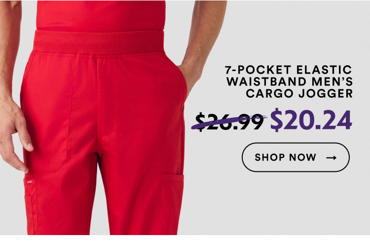 7-Pocket Elastic Waistband Men's Cargo Jogger | $13.49 | Shop Now