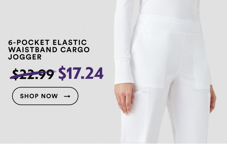 6-Pocket Elastic Waistband Cargo Jogger | $11.49 | Shop Now