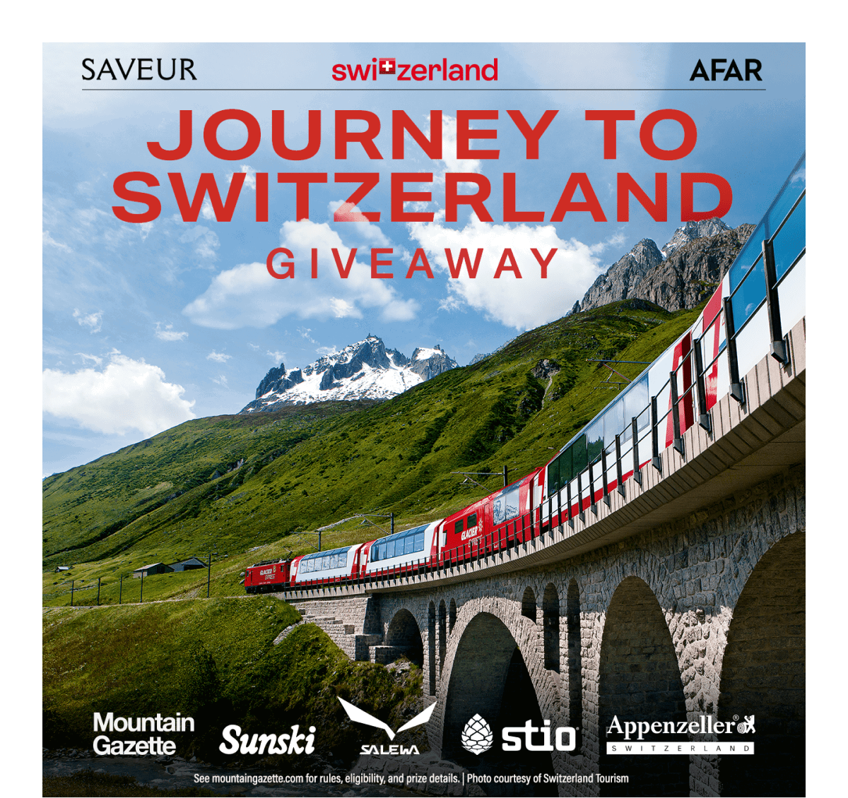 Journey To Switzerland Giveaway