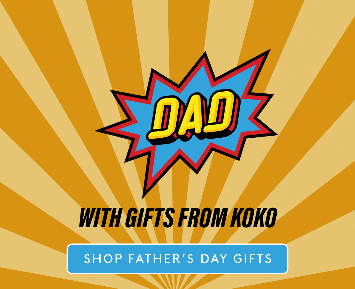 Wow Dad with gifts from Koko