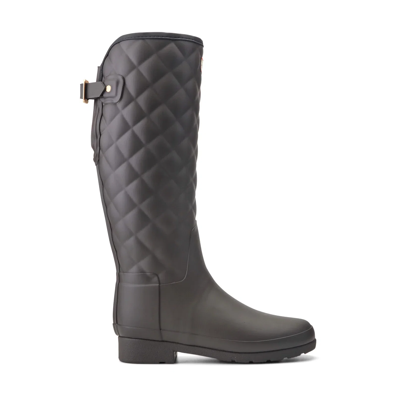 Image of Women's Refined Adjustable Quilted Slim Fit Tall Rain Boots