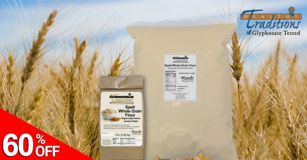 60% OFF Spelt Whole Grain Flour