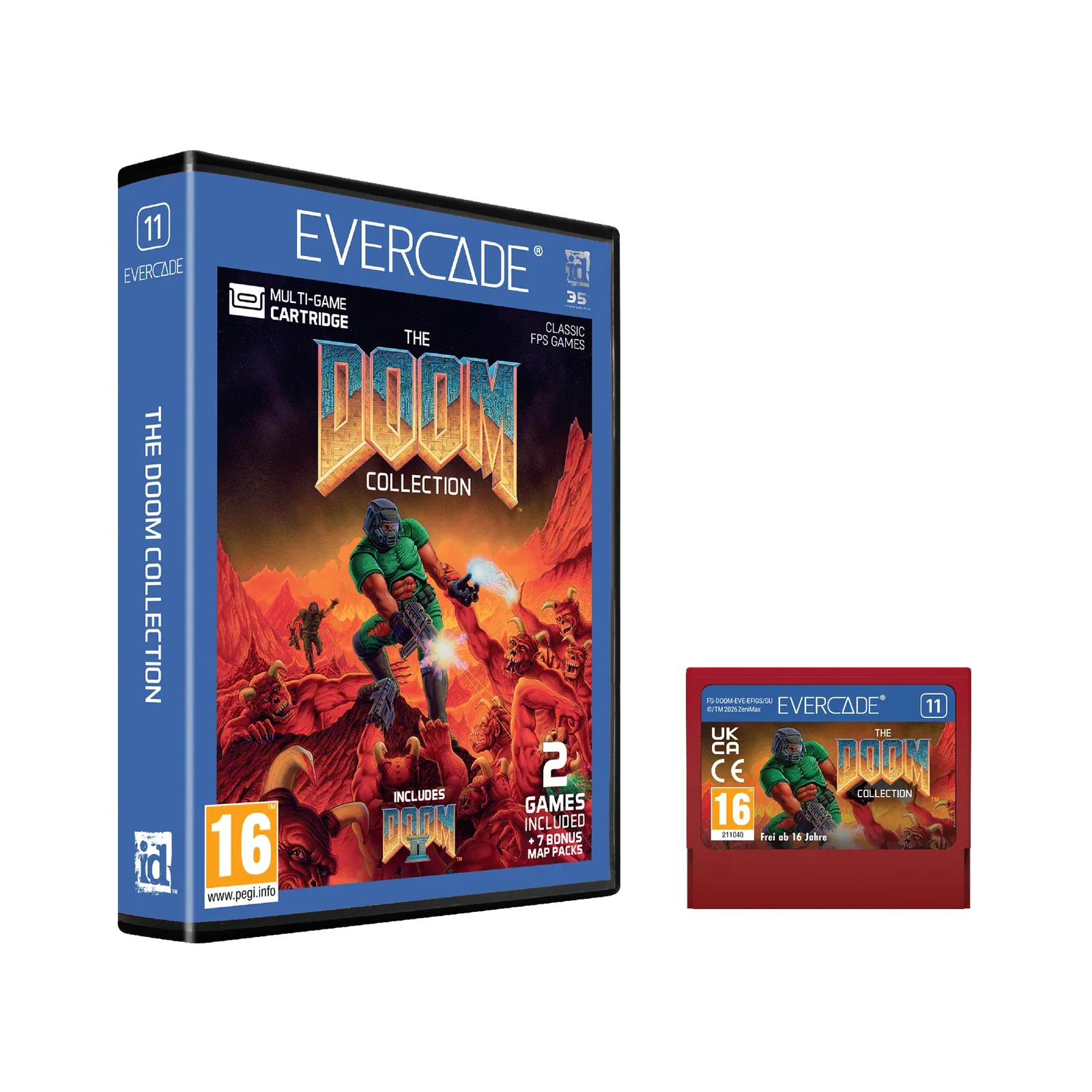 Image of Evercade Cartridge The DOOM Collection