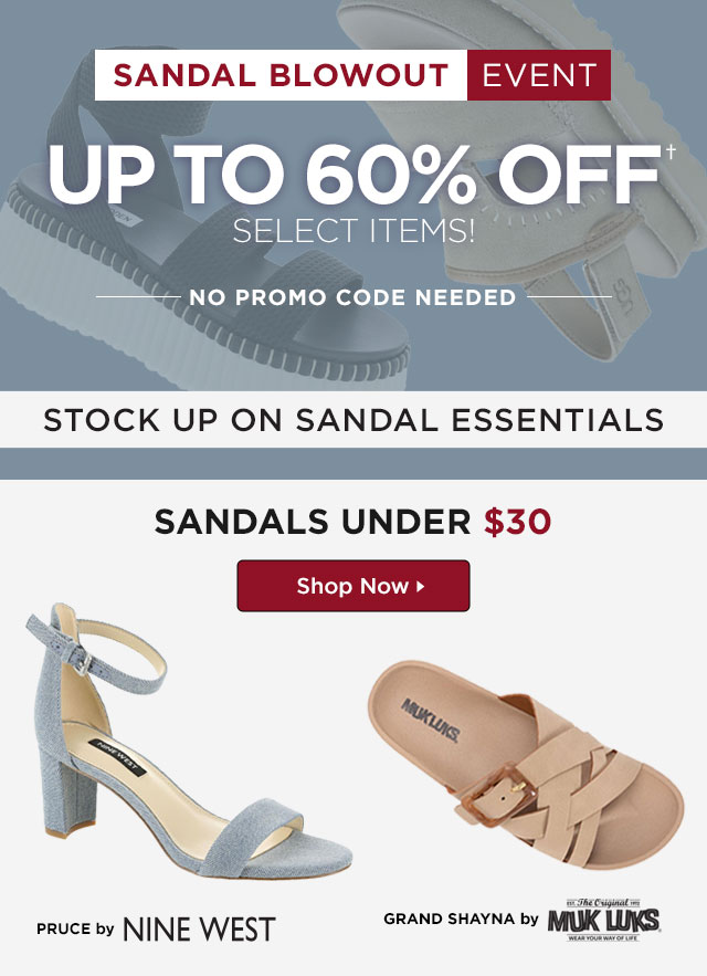 Shop Sandals Under $30