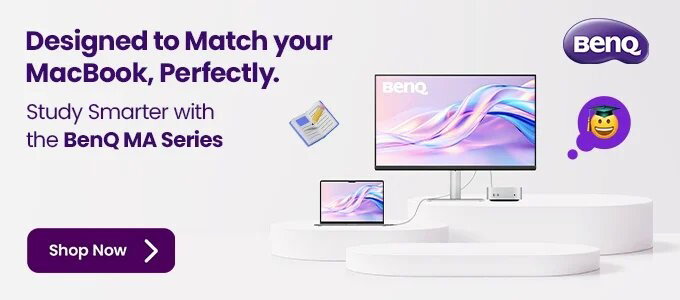 BenQ MA series monitors for Mac