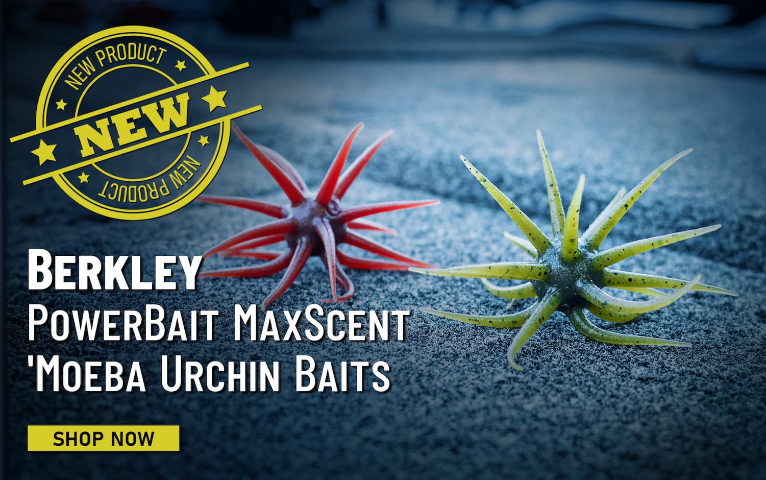 New Berkley PowerBait MaxScent 'Moeba Urchin Baits Shop Now