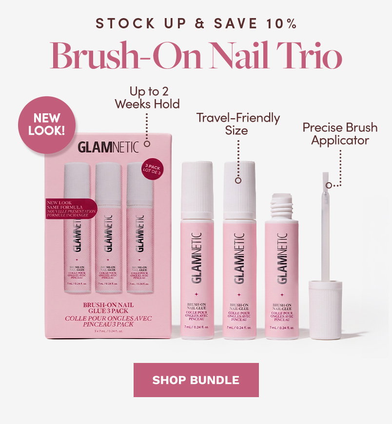 Stock up and Save 10% Brush-On Nail Trio