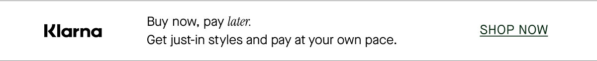Buy now, pay later.