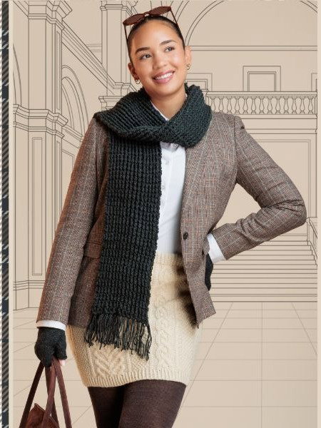 Free Crochet Ishpatina Ridge Scarf Pattern