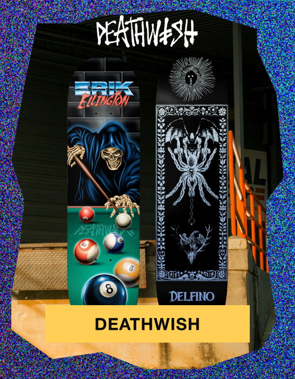 Shop new Deathwish, featuring all new skate decks