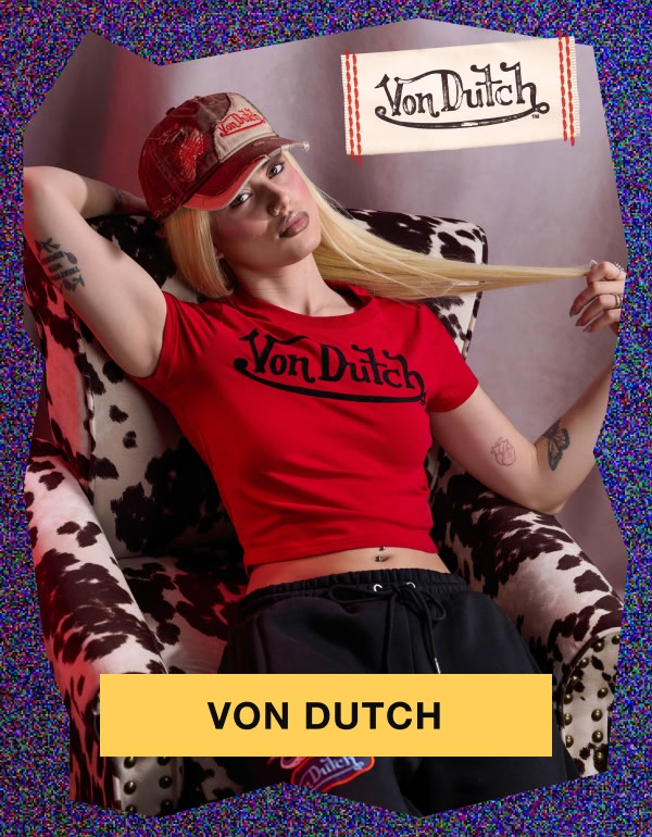Shop new Von Dutch, with all new tees and trucker hats