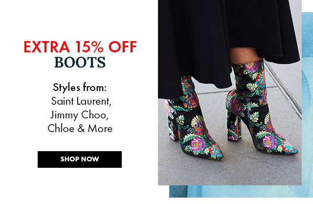 Extra 15% off Boots