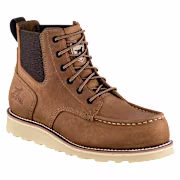 Irish Setter Pipestone Chelsea Wedge Work Boots for Men - Light Brown