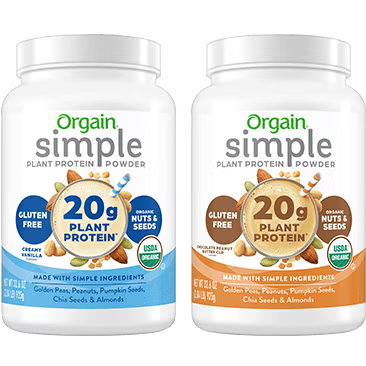 Orgain USDA Organic Simple Plant Protein Powder