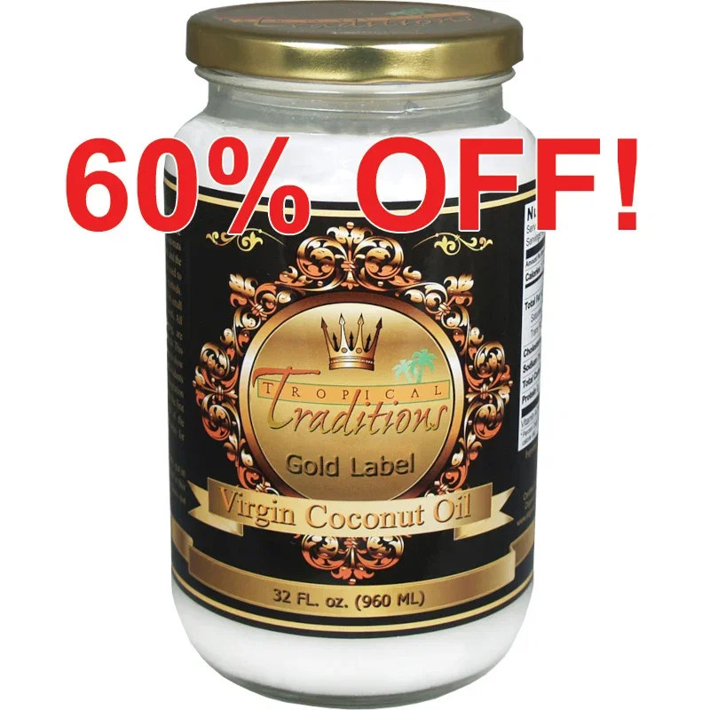 Image of Virgin Coconut Oil - Gold Label - 1 Quart