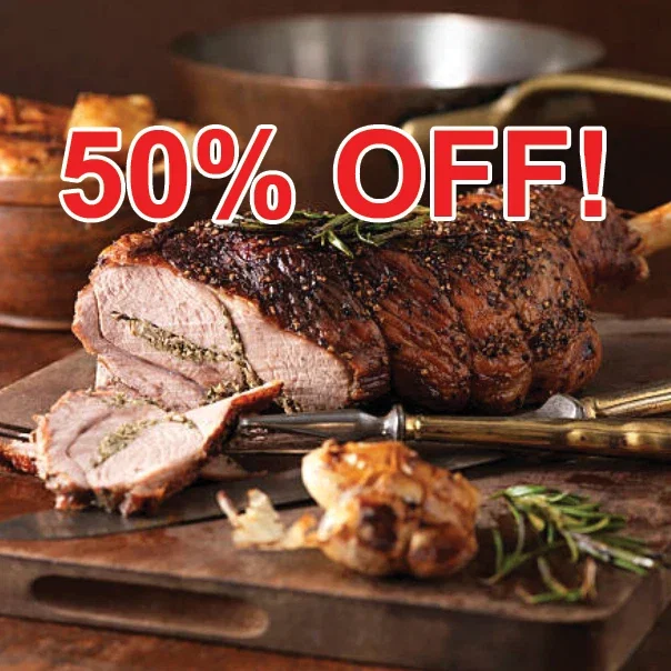 Image of Grass-fed Lamb Leg - approx. 1.75 lb. each (3-pack minimum)