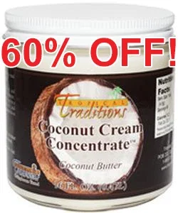 Image of Coconut Cream Concentrate - 1 Pint (16-oz) (2 pint minimum)