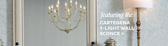 Featuring the Cartegena 1-light wall sconce