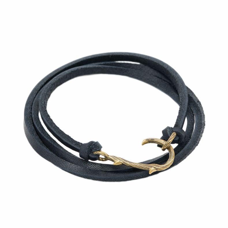 THORN BRASS WRAPAROUND BRACELET