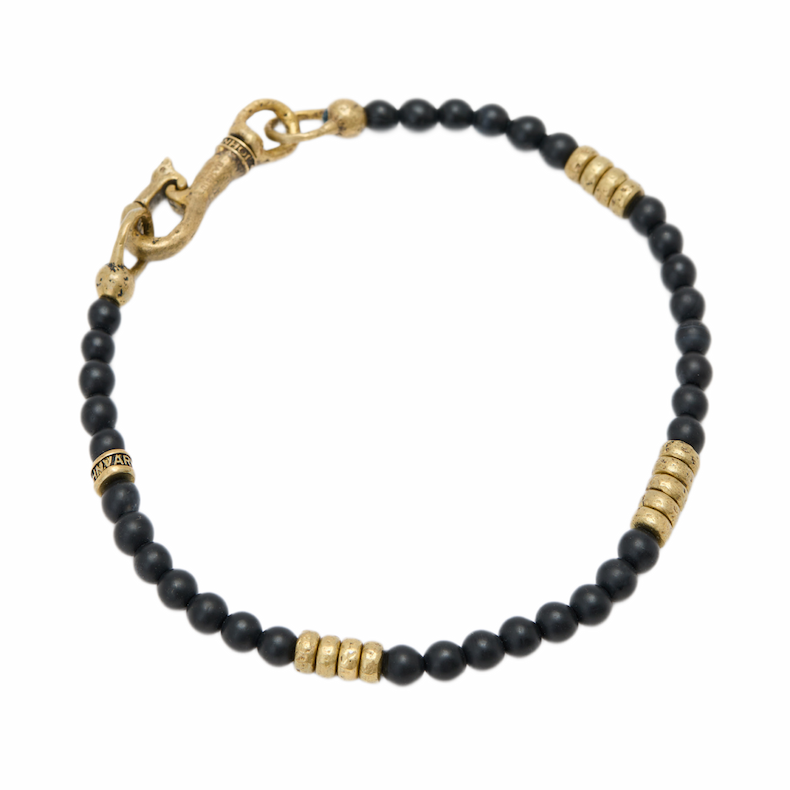 ONYX BEADED BRACELET