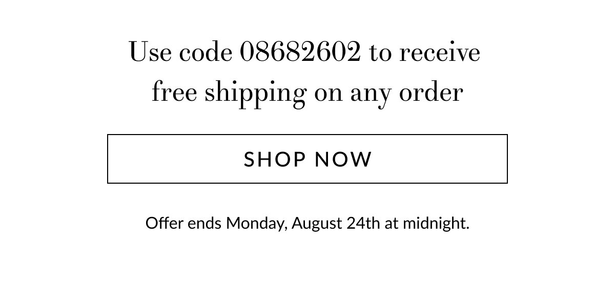 Free shipping on any order [Click here to Shop now]