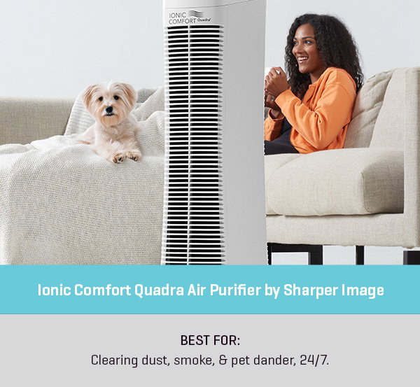 Ionic Comfort Quadra Air Purifier by Sharper Image