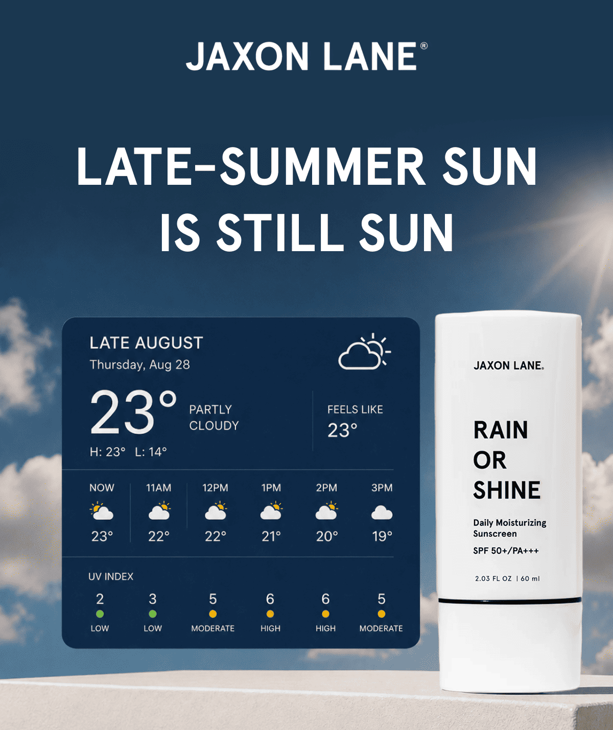 Late Summer Sun Is Still Sun