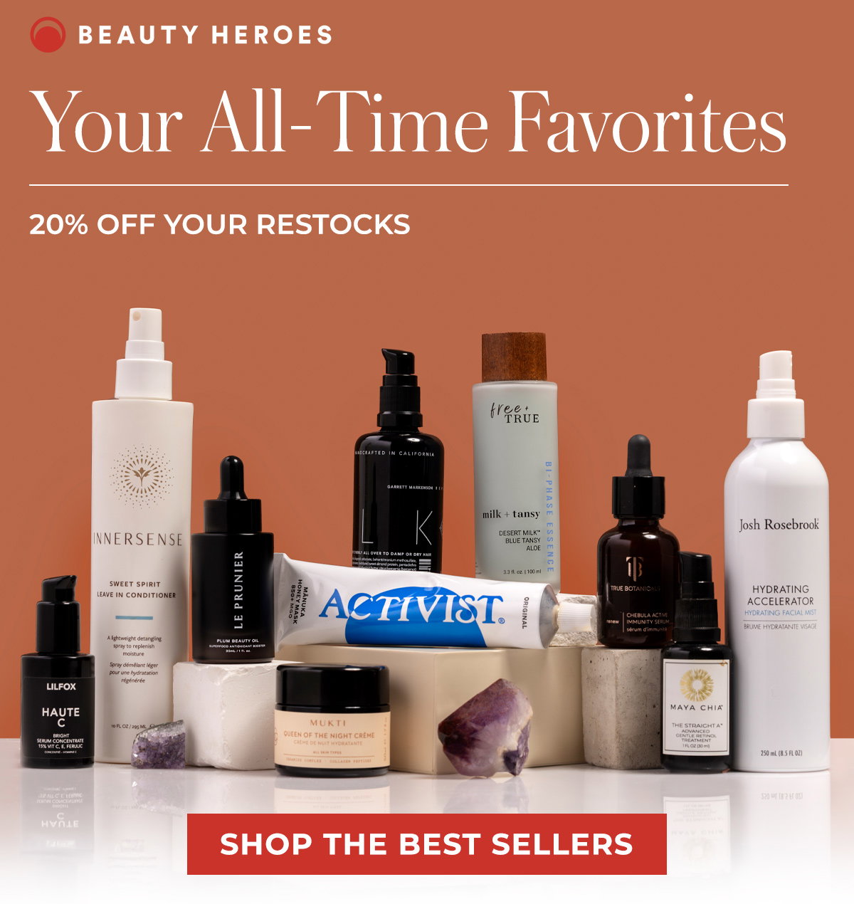 Your All-Time Favorites | 20% OFF Your Restocks