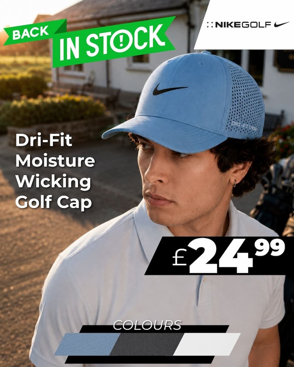 Nike Mens 2026 Rise Dri-Fit Light Moisture Wicking Breathable Golf Cap