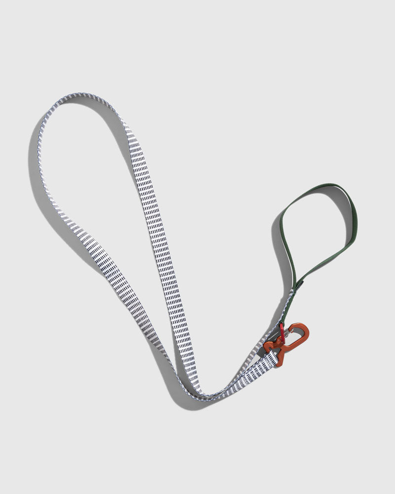 United By Blue Recycled Woven Dog Leash in Shortbread