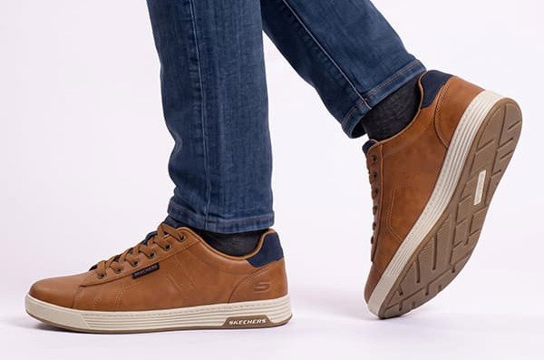 Skechers Mens Cavell Hensley Comfortable Lace Up Casual Shoes