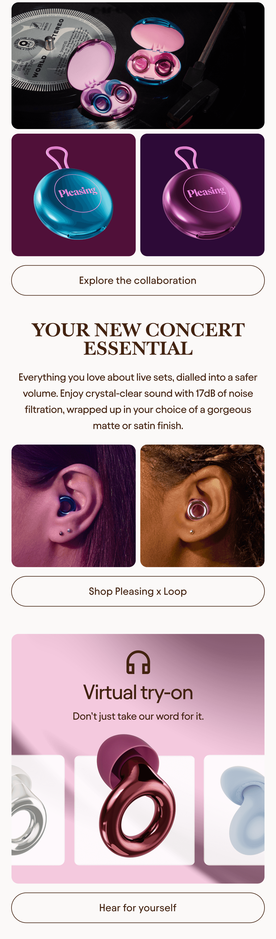 Your new concert essentials