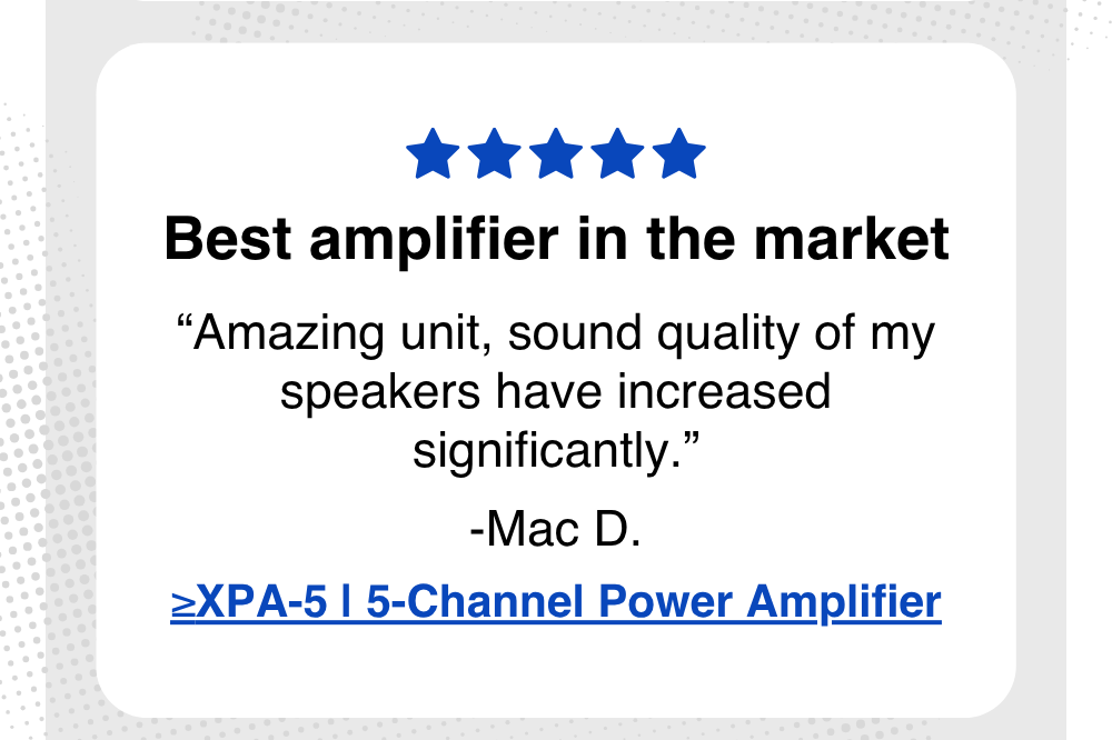 Shop XPA-5 Gen3 5 Channel Audiophile Home Theater Power Amplifier