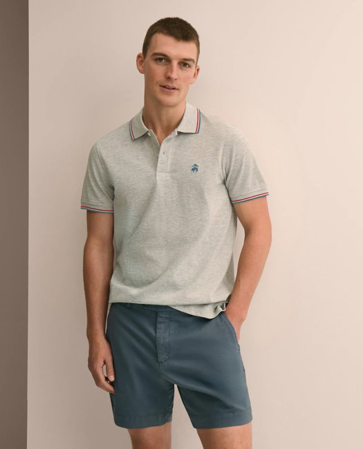 Image of Golden Fleece® Supima® Tipped Polo Shirt