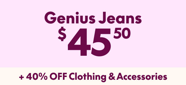 Genius Jeans $45.50