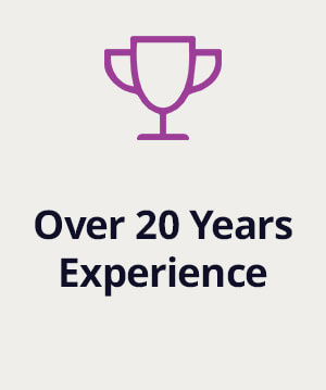 Over 20 Years Experience