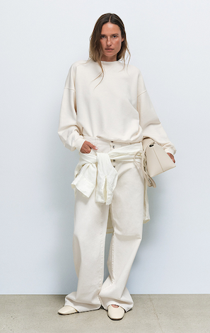 Organic Fleece Oversized Sweatshirt