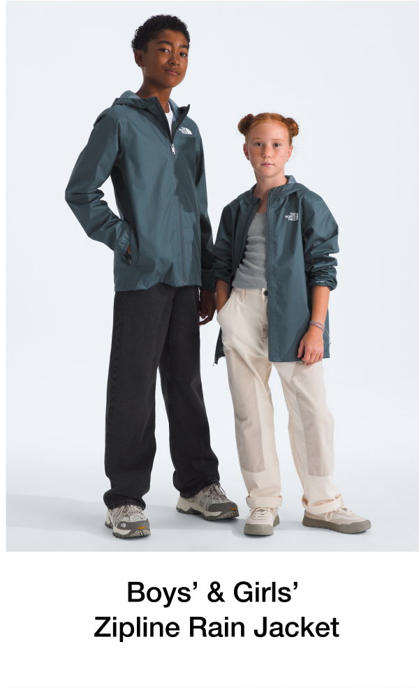 Boys’ & Girls’ Zipline Rain Jacket