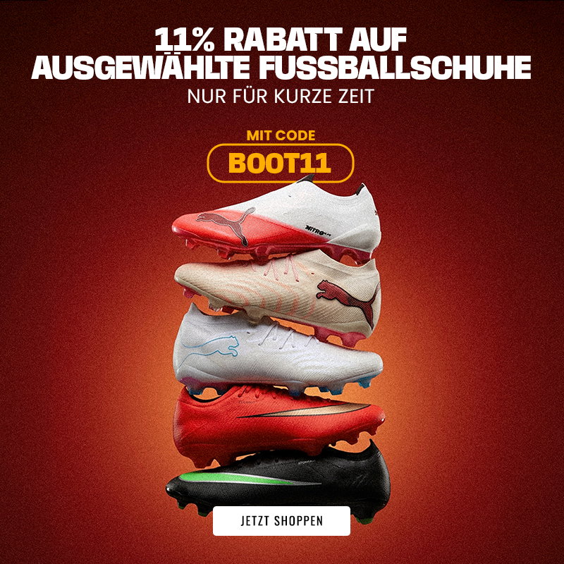 11% Code auf diese Fußballschuhe