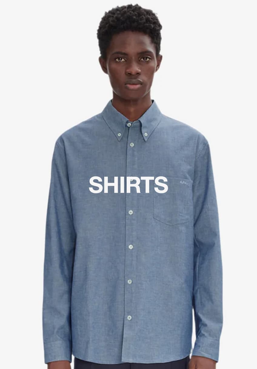 A.P.C. Sale shirts