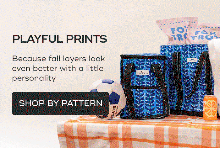 PLAYFUL PRINTS. Because fall layers look even better with a little personality. SHOP BY PATTERN